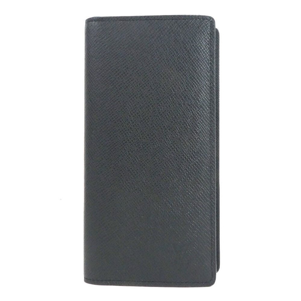 Louis Vuitton Bi fold long wallet Taiga Portefeuille Brazza Ardoise
